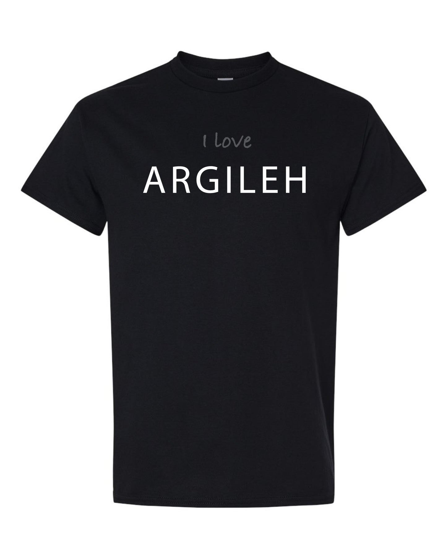 Ich liebe_Argileh_Schwarz_Weiß Druck