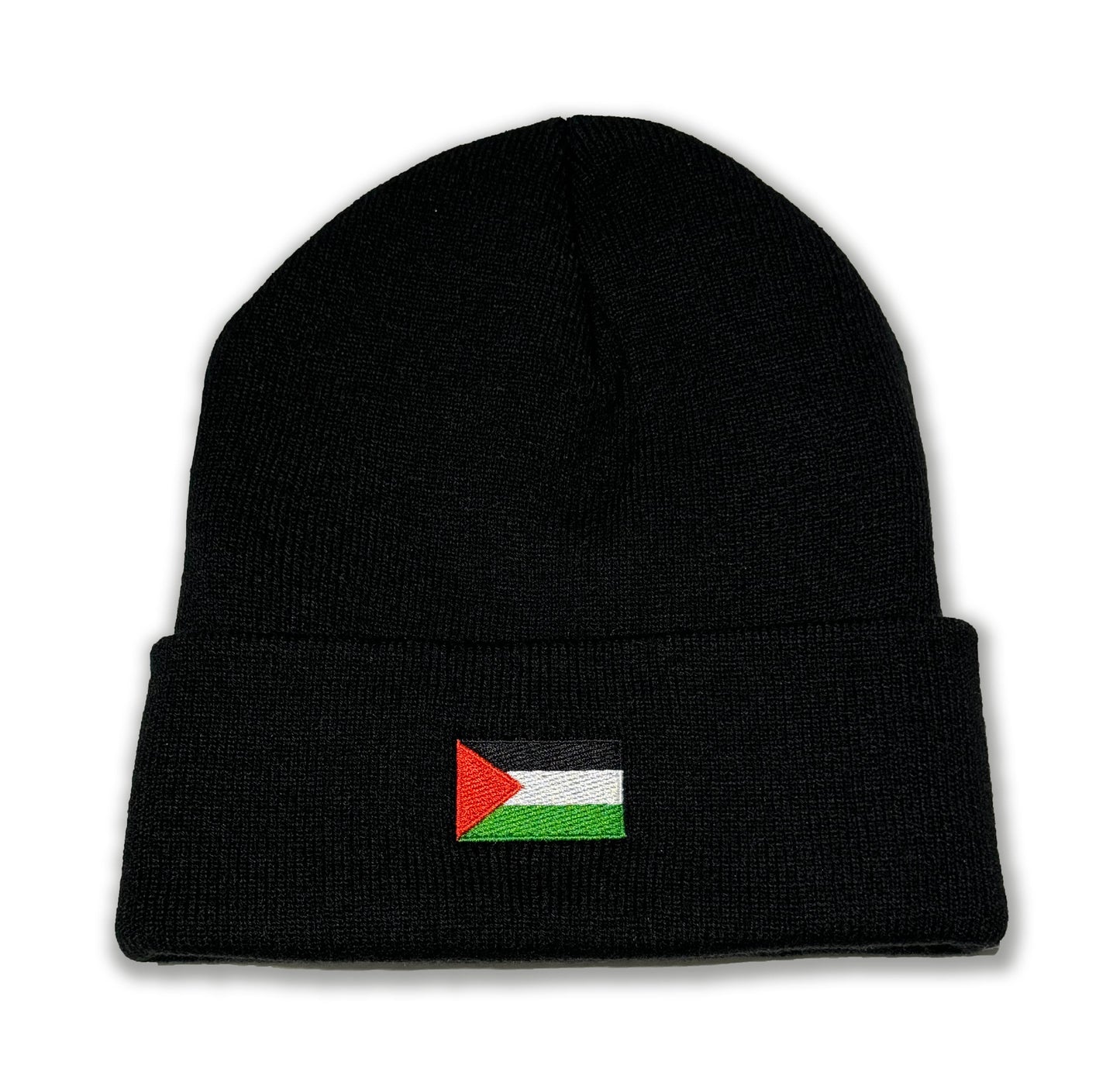 Palestine Acrylic Knit Toque Black