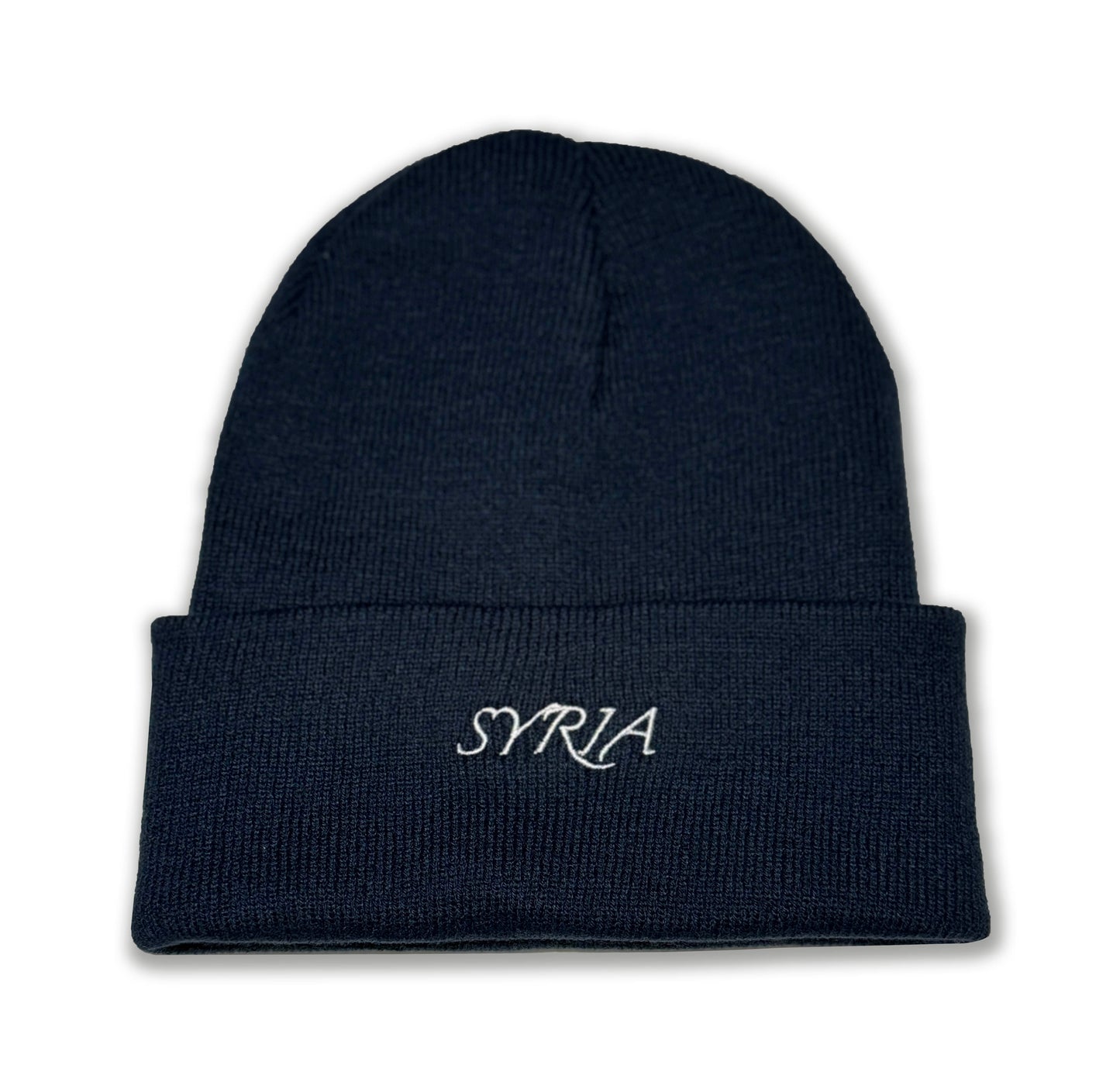Syria Acrylic Knit Toque Navy