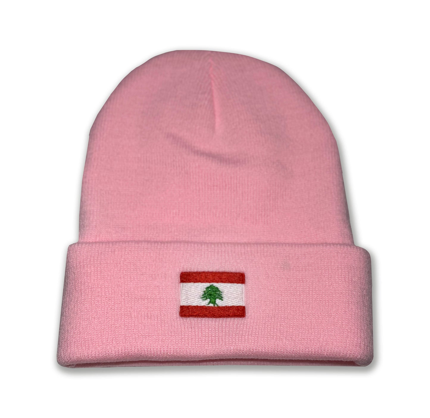 Lebanon Acrylic Knit Toque Light Pink