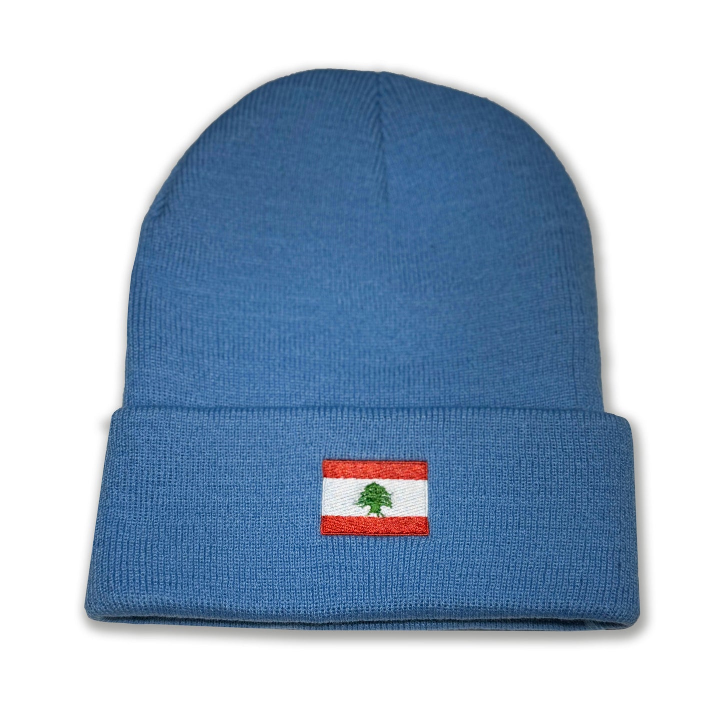 Lebanon Acrylic Knit Toque Blue