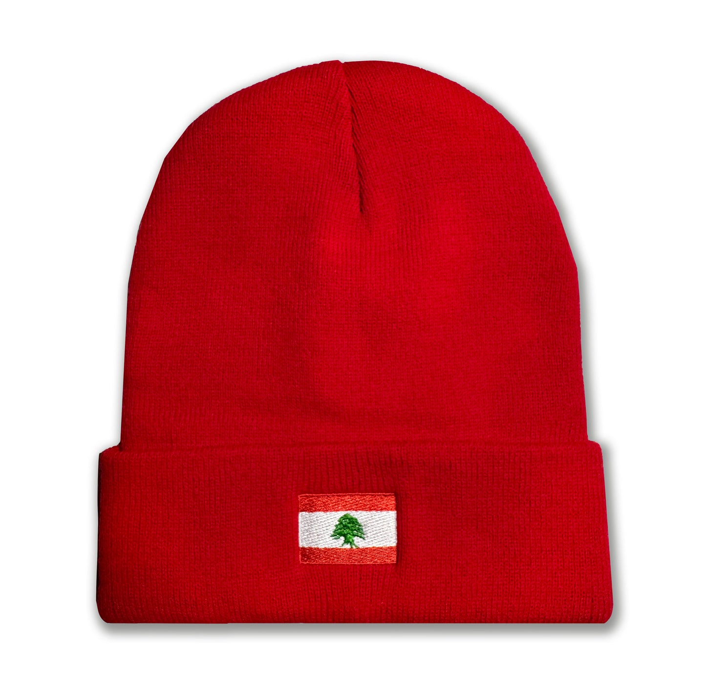 Lebanon Acrylic Knit Toque Red