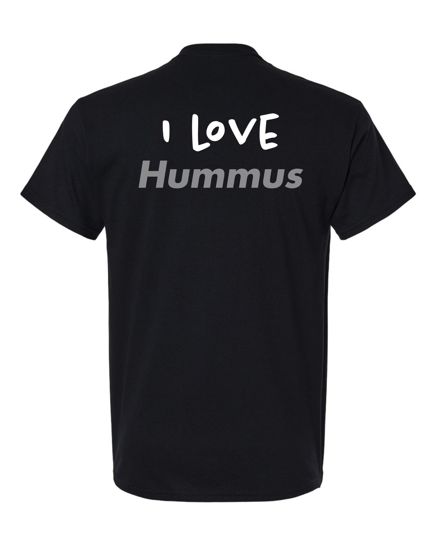 Ich liebe Hummus - Schwarz-Graues Logo