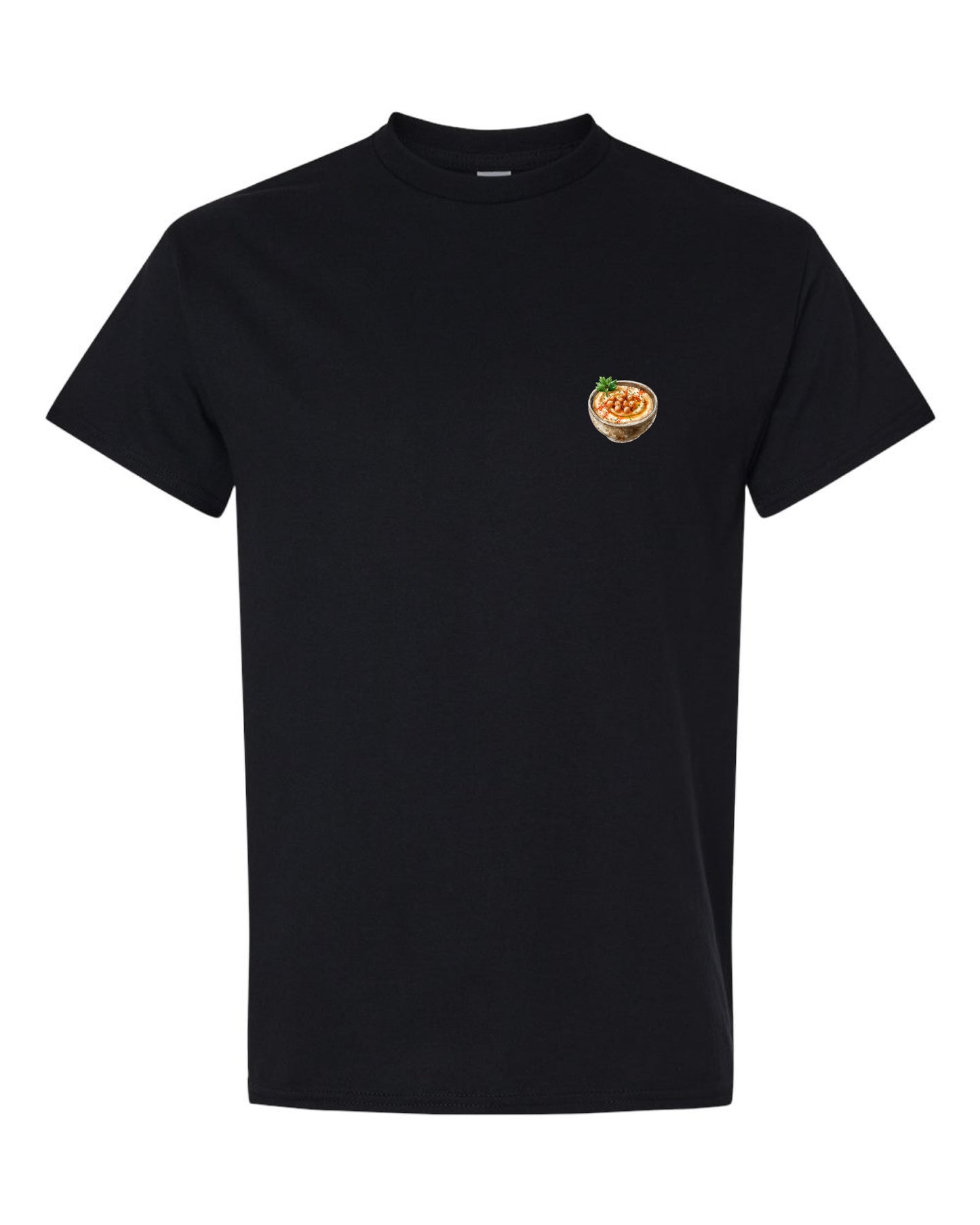 Ich liebe Hummus - Schwarz-Graues Logo