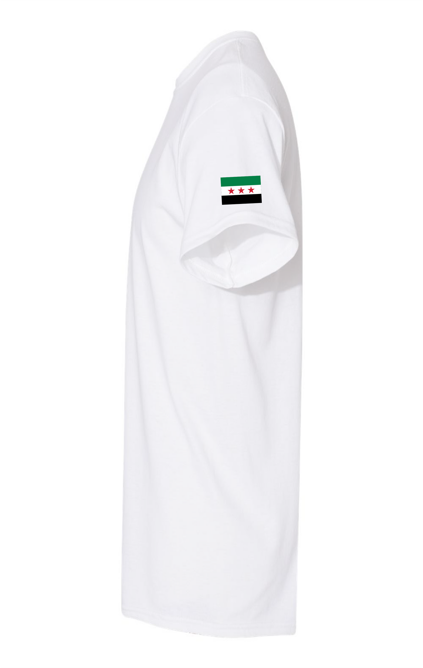 Syria (NEW FLAG SIDE) My Home T-shirt White