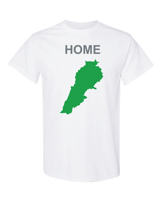 Lebanon My Home T-shirt White/Green