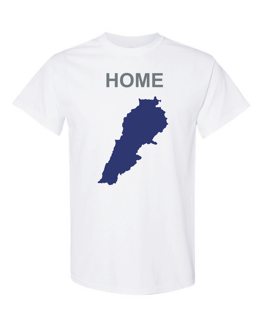 Lebanon My Home T-shirt White/Blue