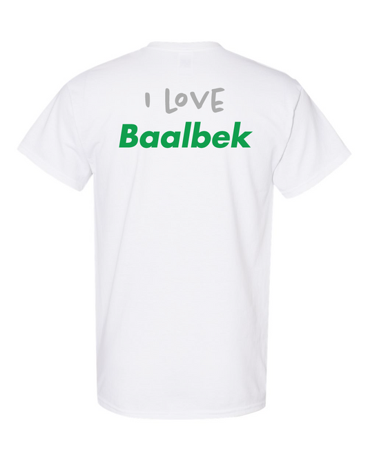 ILove_Baalbak_White_Green Print