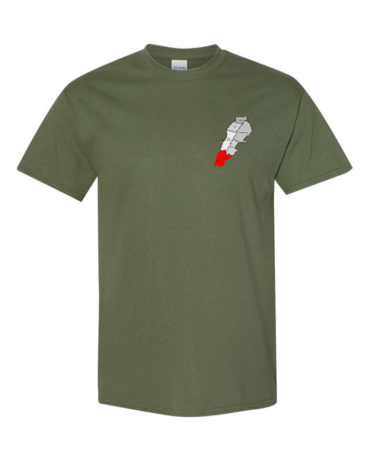 Lebanon Jnoub T-shirt Military Green